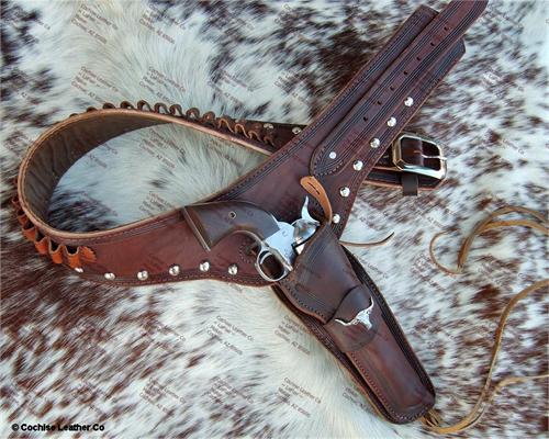 The Cattleman Buscadero Gunbelt With Holster